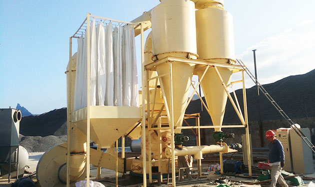 Superfine powder grinding plant